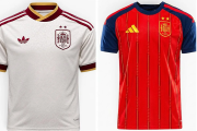 Camiseta de la Selcción Española con las dos esrellas