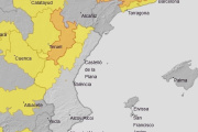 Avisos amarillos por tormenta este jueves en la Comunitat Valenciana