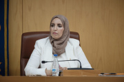 (Foto de ARCHIVO)
La vicepresidenta segunda de la asamblea y portavoz del Movimiento por la Dignidad y la Ciudadanía, Fatima Hamed, durante una sesión plenaria en la Asamblea de Ceuta, a 23 de julio de 2024, en Ceuta (España). La Asamblea de Ceuta celebra hoy la primera de las dos sesiones del Pleno de julio, donde se han presentado las diversas propuestas de los partidos políticos.

Antonio Sempere / Europa Press
23/7/2024