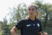 Alexia Putellas, en un entrenamiento con su nuevo equipo, London City Lionesses