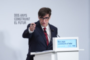 El presidente de la Generalitat de Catalunya, Salvador Illa