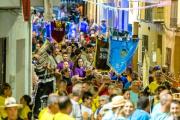 Imagen de la "arreplega" de las fiestas de Finestrat.