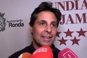 Fran Rivera durante el premio 'Mundial del jamón'
