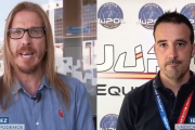 Pablo Fernández, portavoz de Podemos, e Ibón Domínguez, representante de JUPOL