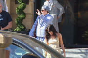 Actor Brad Pitt e Ines de Ramon