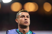 OSLO, NORWAY - SEPTEMBER 27: Cristiano Ronaldo of Portugal warms up as a substitute before the second half during the UEFA Nations League 2026/27 group phase match between Norway and Portugal at Ullevaal Stadion on September 27, 2026 in Oslo, Norway. (Photo by Marius Nordnes / Nordnes Foto/Getty Images)