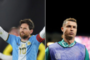 Los finales de Messi y Cristiano, el día y la noche
