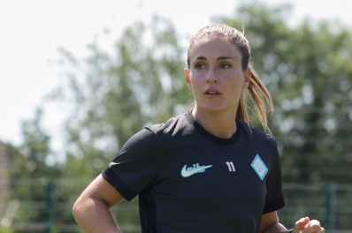 Alexia Putellas, en un entrenamiento con su nuevo equipo, London City Lionesses