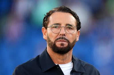 Pepe Bordalas, entrenador del Getafe, durante el revolcón ante el Lugano