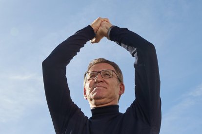 El presidente del PP, Alberto Núñez Feijóo.