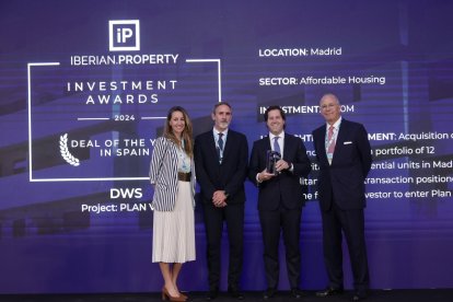 Algunos de los premiados en los Iberian Property Investment Awards.
