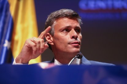 El líder opositor venezolano, Leopoldo López.