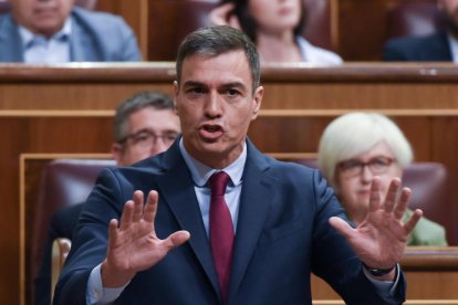 El presidente del Gobierno, Pedro Sánchez