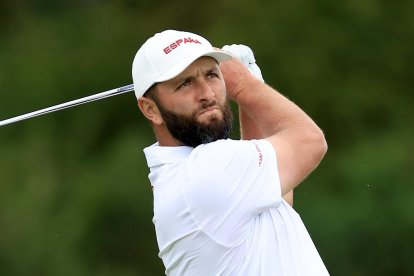 Jon Rahm, en el recorrido del sábado