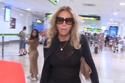 Norma Duval, destrozada y rota de dolor