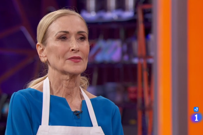 Cristina Cifuentes, concursante de 'Masterchef Celebrity'