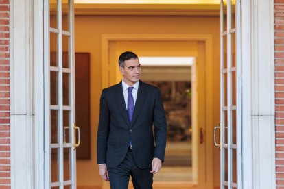 El presidente del Gobierno, Pedro Sánchez