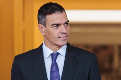 El presidente del Gobierno, Pedro Sánchez