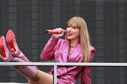 Taylor Swift, durante un concierto