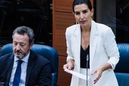 Rocío Monasterio en la Asamblea de Madrid