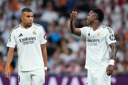 Kylian Mbappe y Vinicius Junior