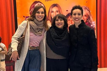 Las actrices Norma Ruiz, Pepa Rus y Camino Mińana