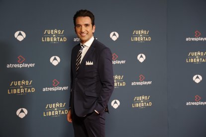 El humorista Miguel Lago en una presentación de Atresmedia