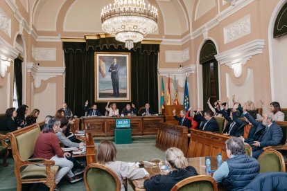 Pleno municipal del Ayuntamiento de Castellón