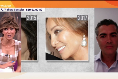 Sonsoles Ónega habla sobre la nariz de Isabel Preysler en YAS.