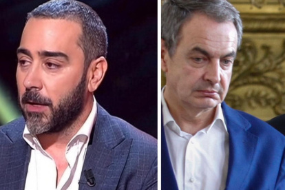 Víctor de Aldama y José Luis Rodríguez Zapatero con Nicolas Maduro