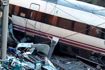 Lugar del siniestro ferroviario de Adamuz (Córdoba)