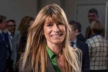 Begoña Gómez, en un acto público en 2023