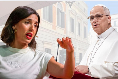 Irene Montero y el Papa León XIV