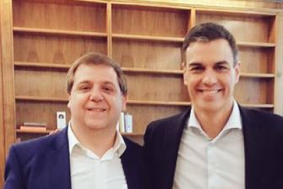 Juan Manuel Serrano y Pedro Sánchez