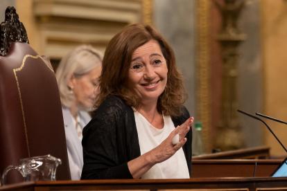 La presidenta del Congreso, Francina Armengol, durante una sesión