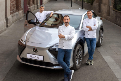 Lexus y el equipo de Disfrutar