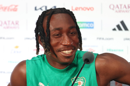 Yan Diamonde, en una rueda de Prensa del pasado Mundial