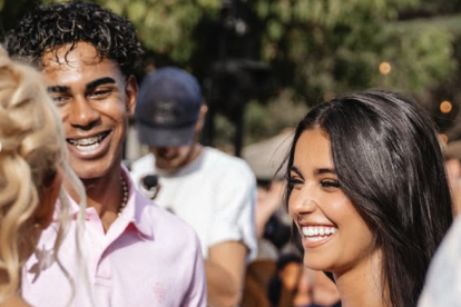Lamine Yamal e Ines Garcia en la celebración del cumpleaños.
