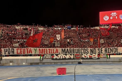 La reivindicación de los ultras del Wydad Casablanca sobre Ceuta y Melilla