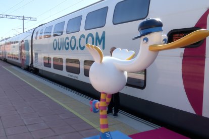 Tren de Ouigo en Valladolid.