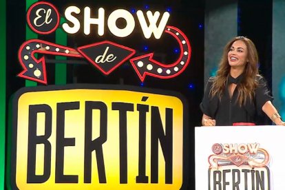 Lara Álvarez visitó "El show de Bertín", el programa de Bertín Osborne en Canal Sur.