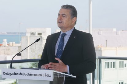 El consejero de la Presidencia de la Junta de Andalucía, Antonio Sanz.