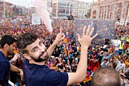 Gerard Piqué la ha vuelto a liar. FOTO: FCB.