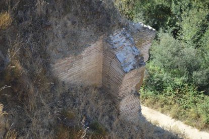 La única parte de la muralla que permanece en pie.