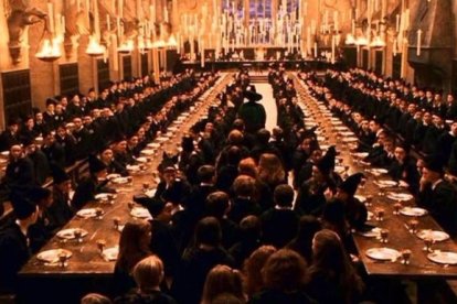 La catedral de la Diócesis de Oxford se convirtió en el comedor de Hogwarts.