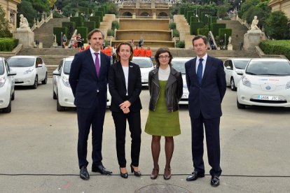 Seur y Nissan presentan su flota ecológica