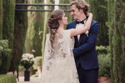 La boda de Griezmann y Erika Choperena.