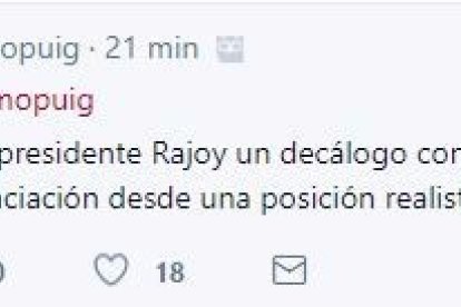 El resultado de la reunión entre Rajoy y Puig dependerá de Pedro Sánchez