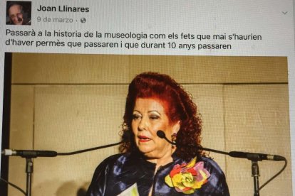 Llinares  no oculta su antipatía hacia el Partido Popular