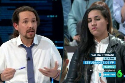 Una joven estudiante preguntó a Iglesias por su actitud ante chistes machistas de amigos.